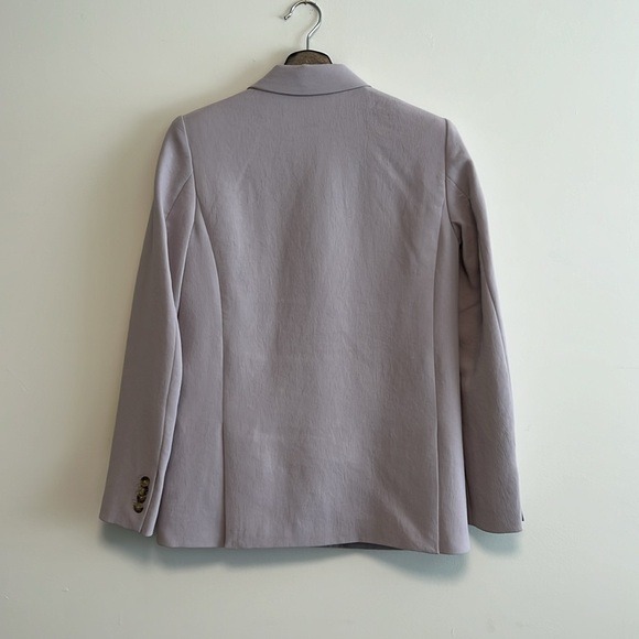 Aritzia Wilfred morado grey destiny crepette blazer sz 0 worn once - Picture 2 of 15